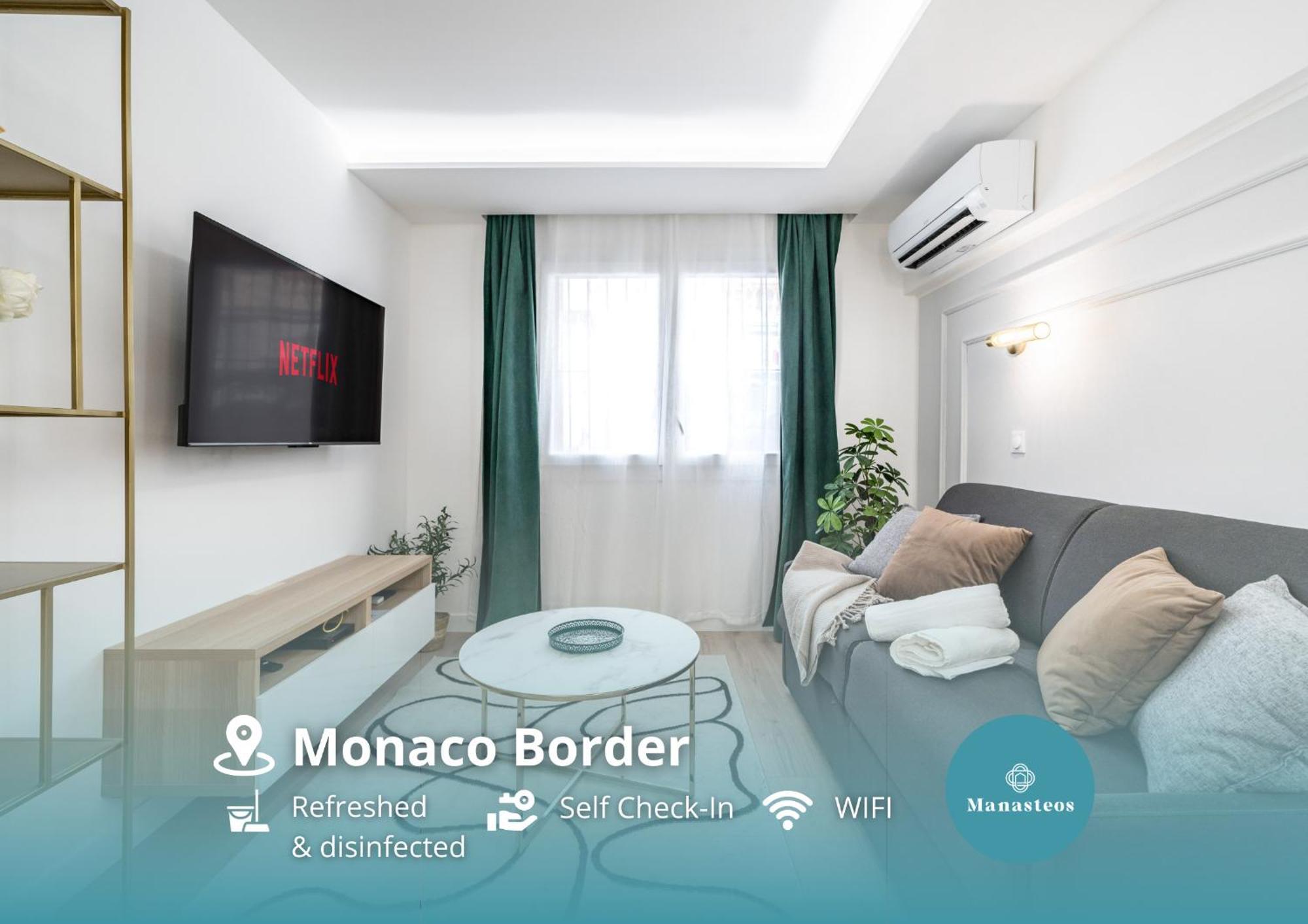 1Mn Gare De Monaco - Joli Appartement - Au Бюсолей Екстериор снимка